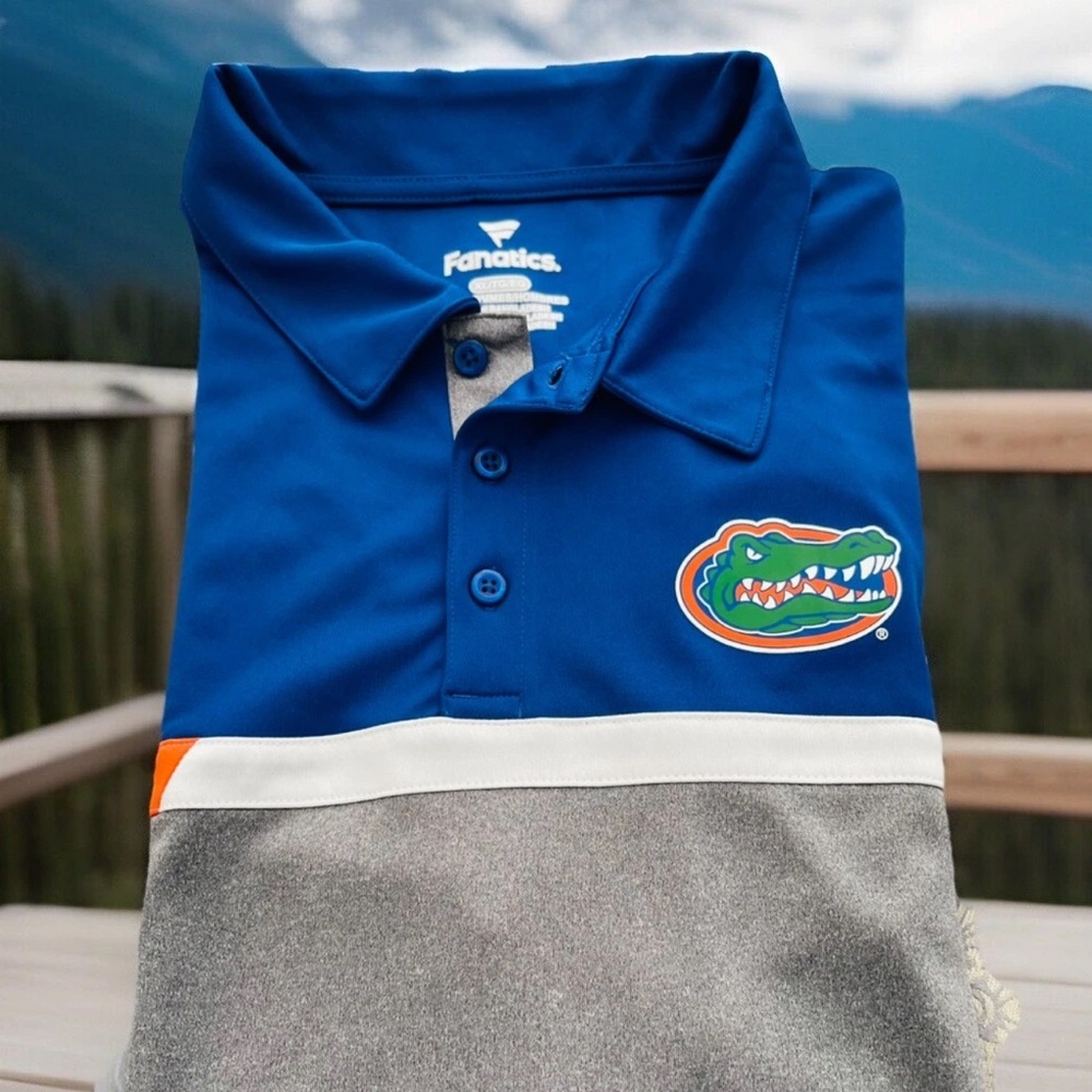 Nwt-Fanatics Florida Gators Men’s Polo Shirt Size XL NCAA College Football